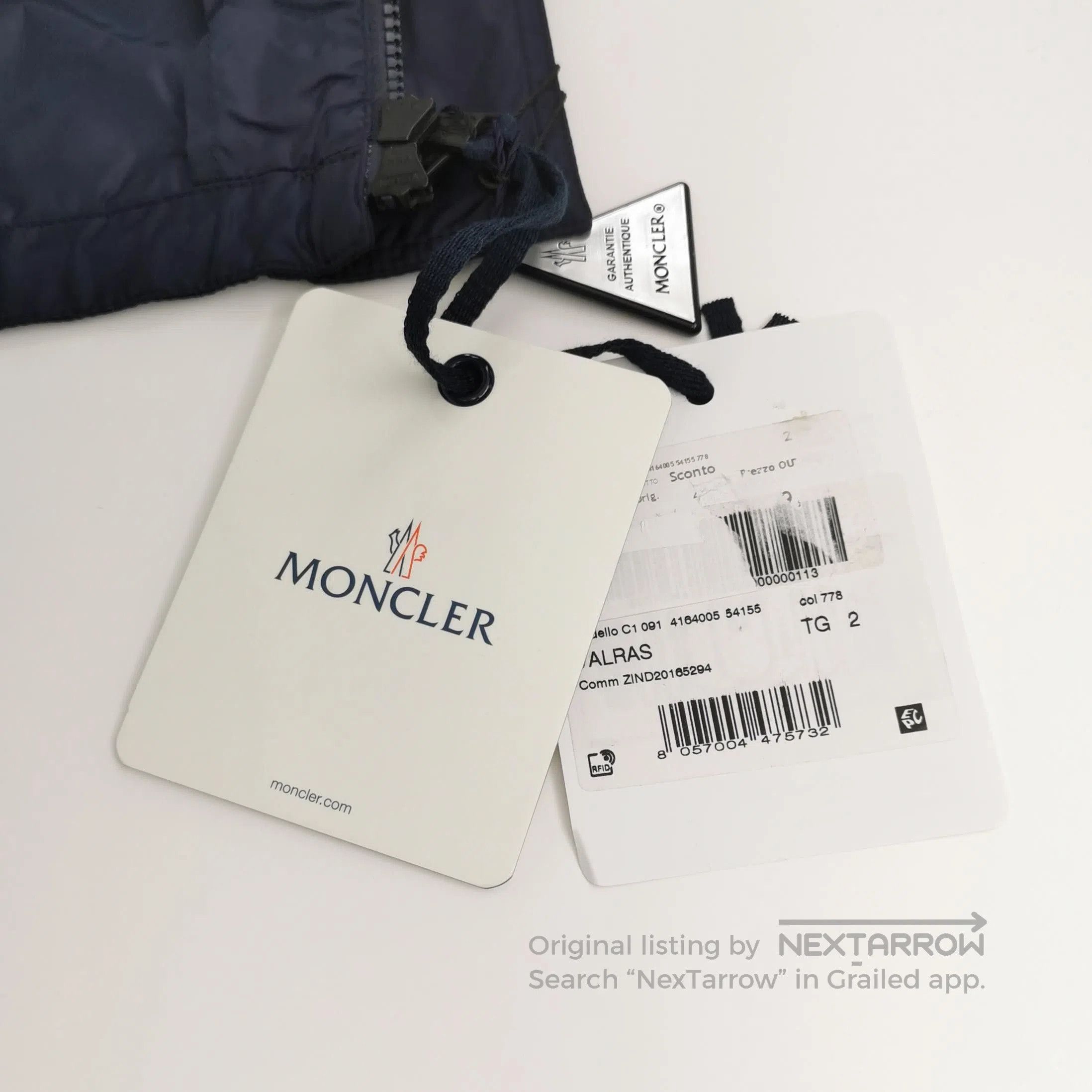 Moncler Moncler Smiley Embroidered Hooded Jacket Size M. Size US M / EU 48-50 / 2 - 1 Thumbnail