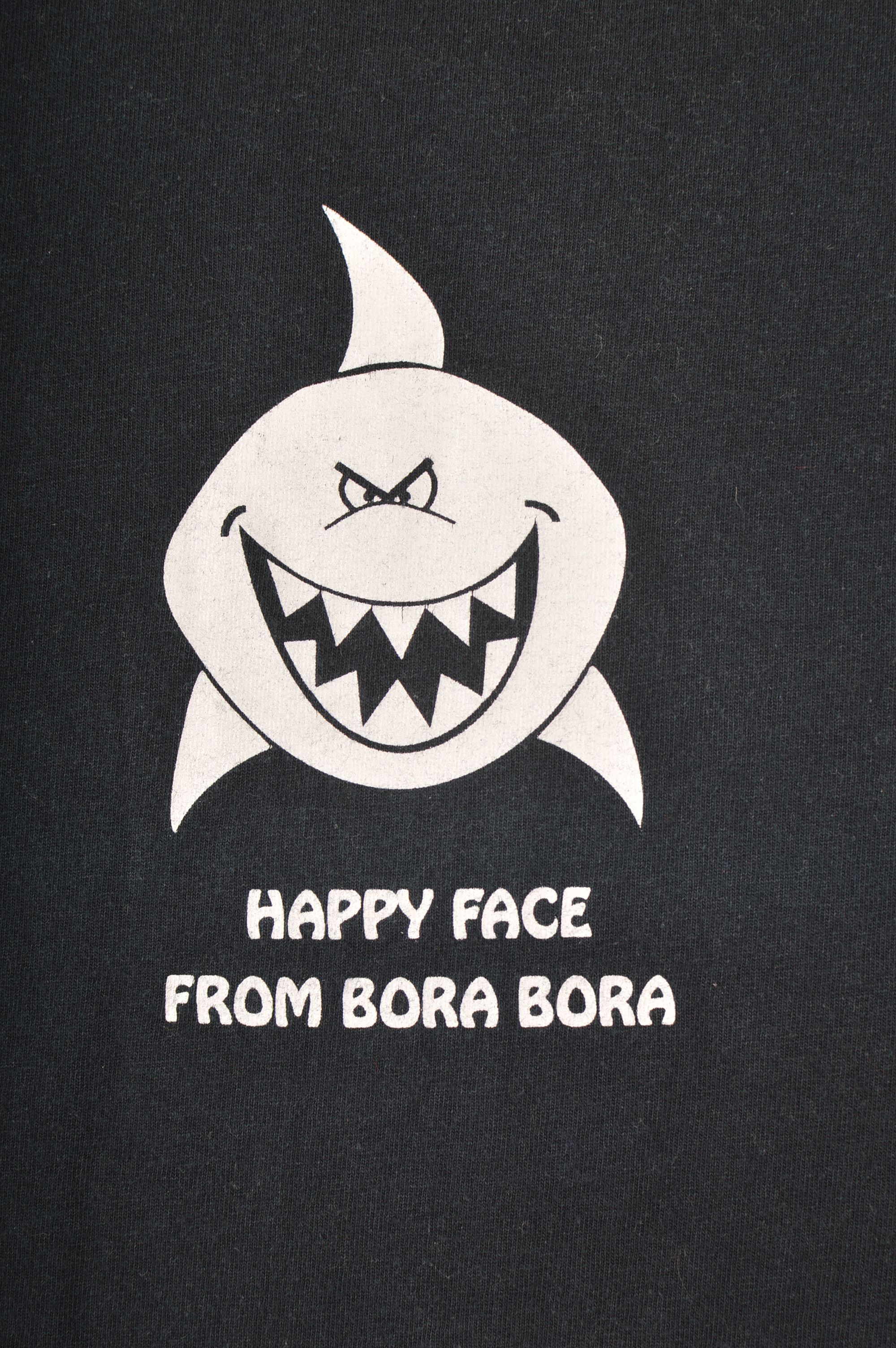 Gildan × Vintage Gildan Happy Face From Bora Bora Vintage Humor T-Shirt Size US M / EU 48-50 / 2 - 2 Thumbnail