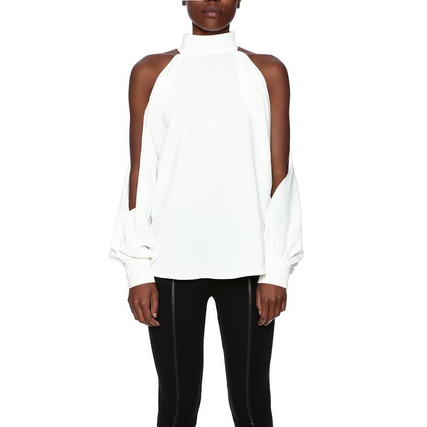 Nordstrom Do + Be | Shoulder Slit Top | Size Small Size S / US 4 / IT 40 - 1 Thumbnail