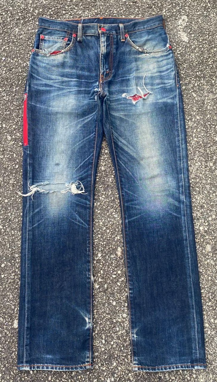 Levi's Vintage Levis 505 Packable Distressed Denim Size US 32 / EU 48 - 2 Thumbnail