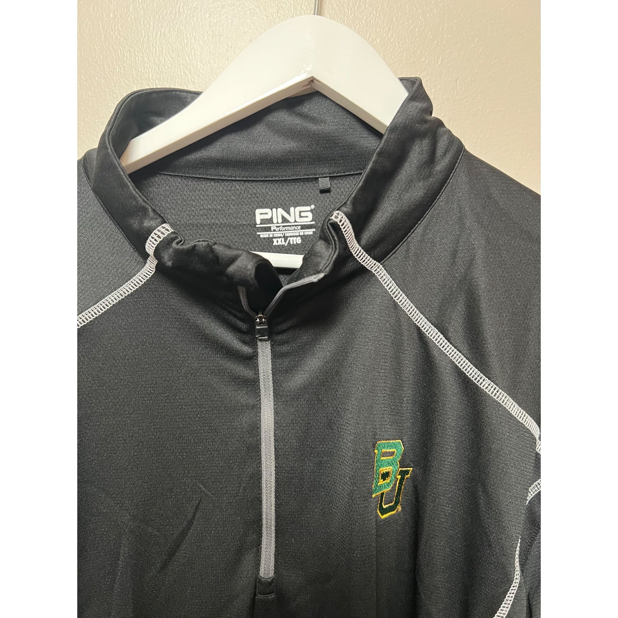 PING Ping Baylor Bears 1/4 Zip Pullover - Size XXL Size US XXL / EU 58 / 5 - 2 Thumbnail