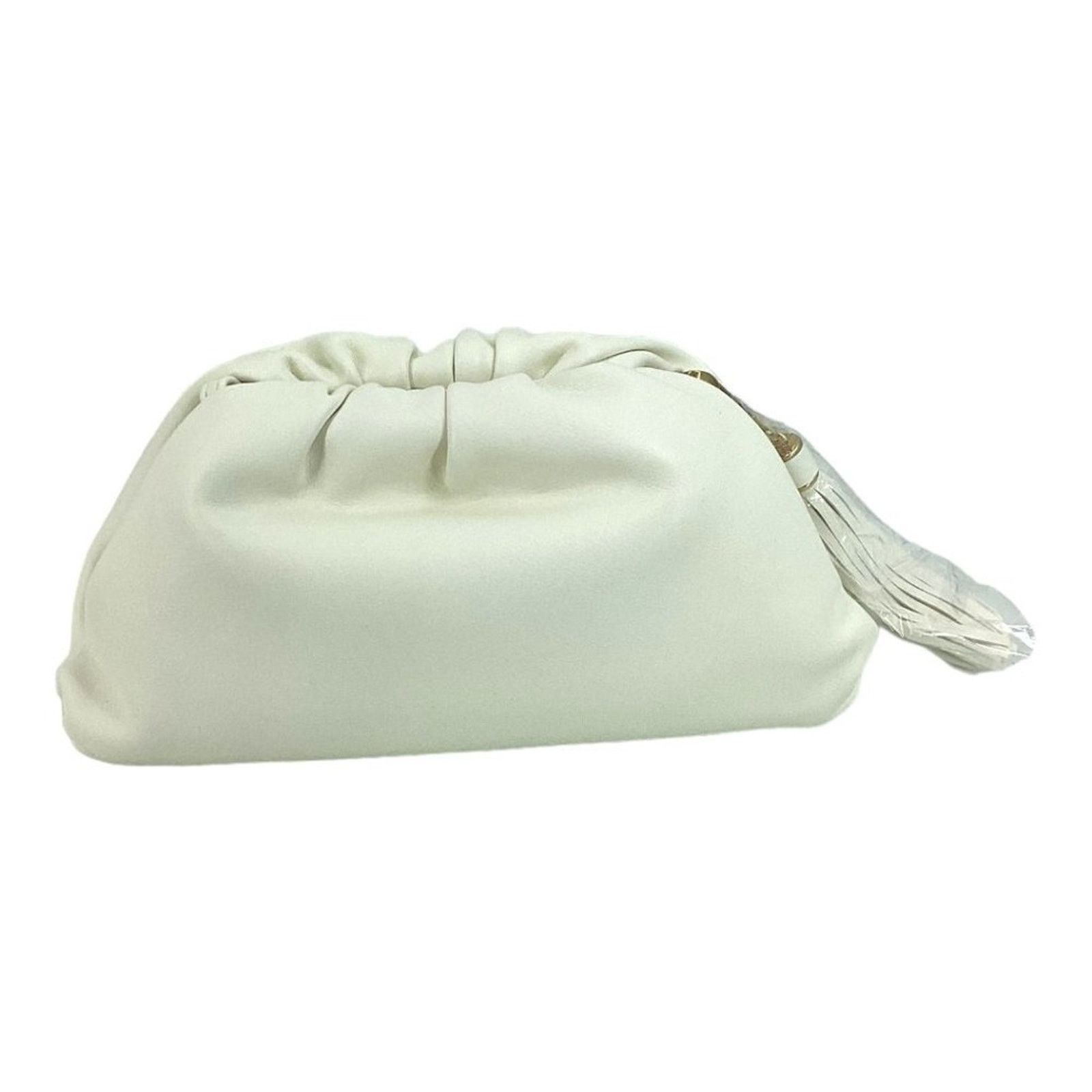 Other Understated Leather Ivory Crescent Clutch NWT $100 MSRP Size ONE SIZE - 4 Thumbnail