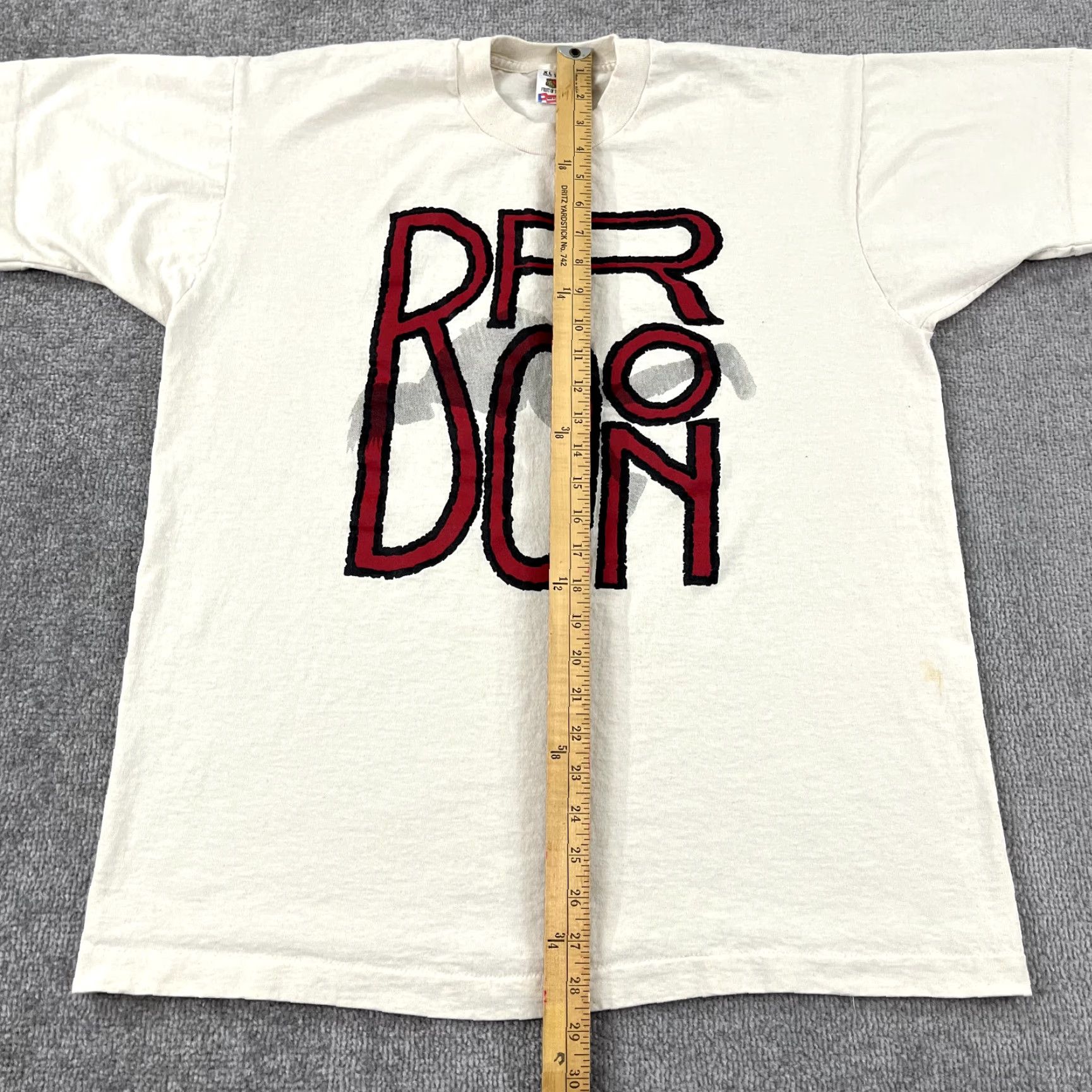 Fruit Of The Loom VINTAGE Fruit of the Loom Shirt Adult XL Graphic Tee I wear tights therefore I am 90s USA Brown Crew Neck Short Sleeve T-Shirt Mens Size US XL / EU 56 / 4 - 6 Thumbnail