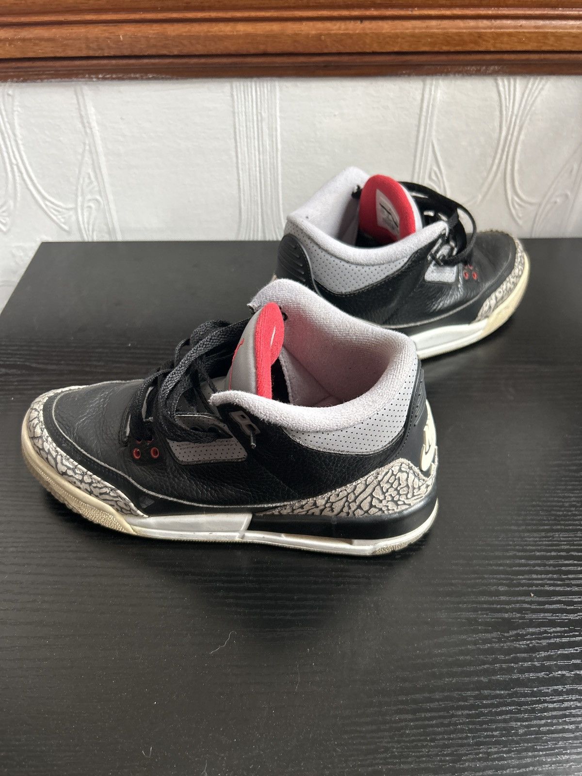 Jordan Brand × Nike JORDAN 3 RETRO OG BLACK CEMENT Size US 6.5 / EU 39-40 - 6 Thumbnail