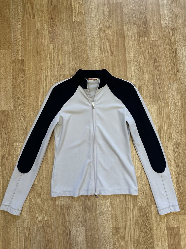 Prada Prada Vintage Zip Sweatshirt Jersey Size M / US 6-8 / IT 42-44 - 1 Thumbnail