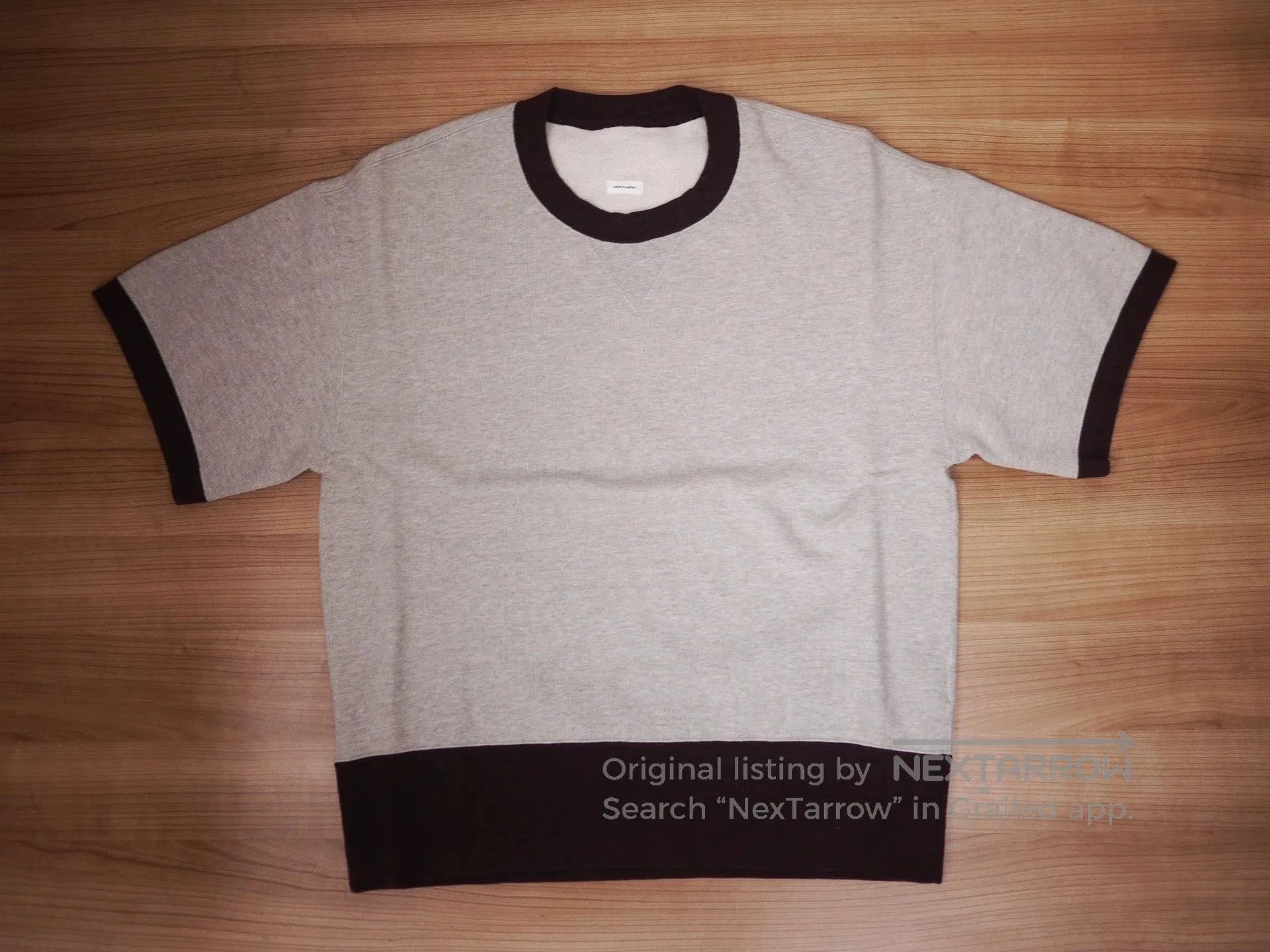 Visvim Gray Short Sleeve Crew Neck Shirt - Size L. Size US L / EU 52-54 / 3 - 1 Thumbnail
