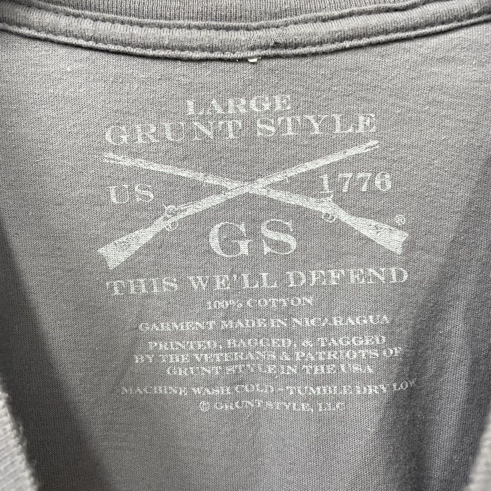 Vintage VINTAGE Grunt Style Presidential Graphic T-Shirt Mens Size L Gray 100% Cotton Size US L / EU 52-54 / 3 - 4 Thumbnail