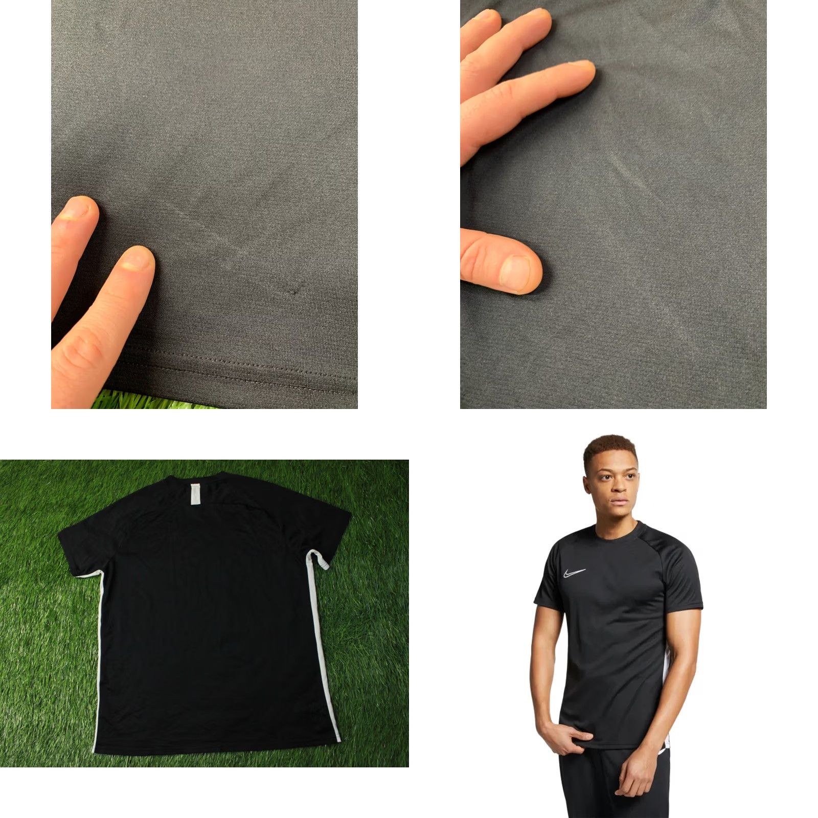 Nike Nike Academy Dri-FIT Football Shirt XXL Men Black and White Soccer Jersey T-Shirt 2019 Model Size US XXL / EU 58 / 5 - 8 Thumbnail