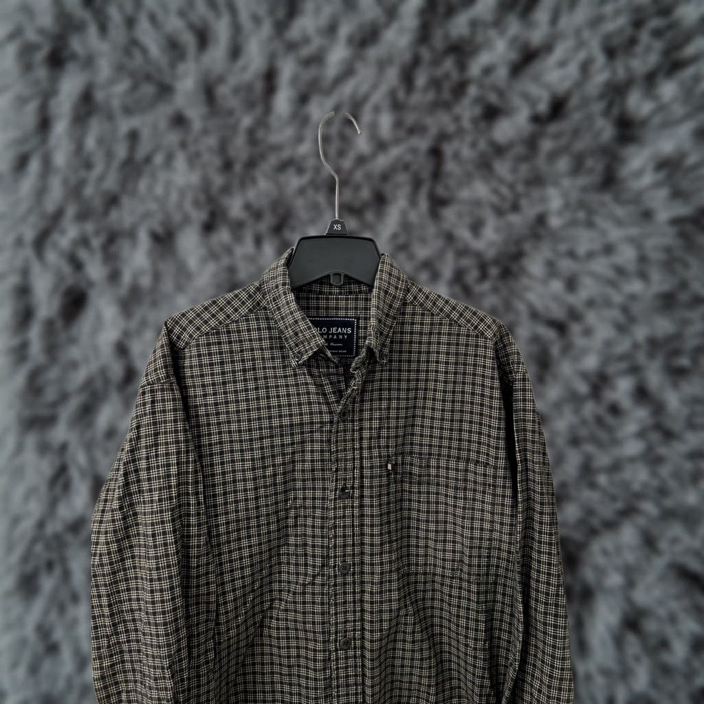 Vintage Polo Jeans Co Ralph Lauren Shirt Mens Small Brown Oxford USA Plaid Button Down Size US S / EU 44-46 / 1 - 1 Thumbnail
