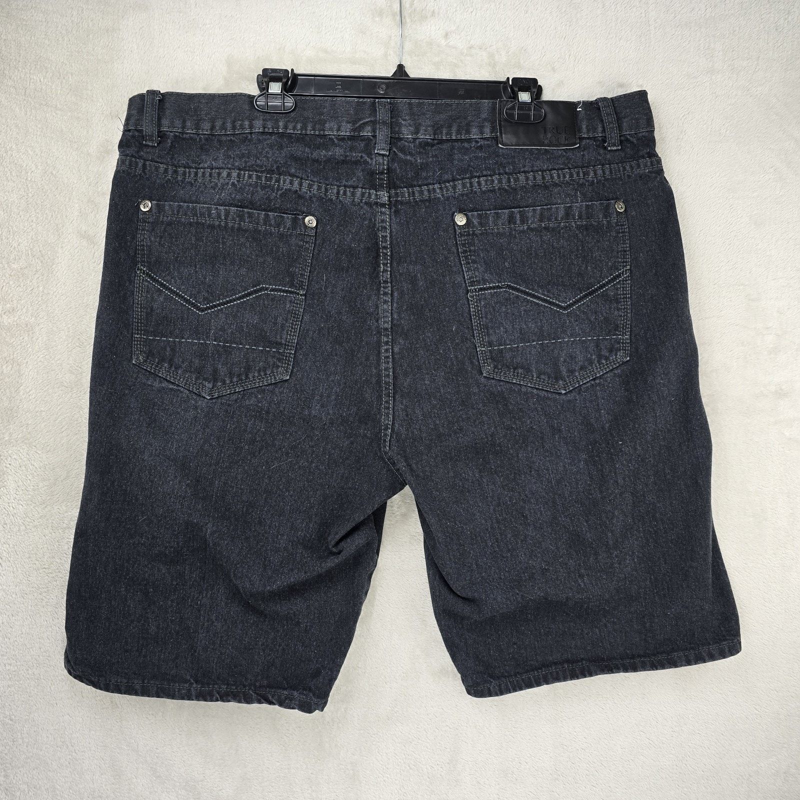 Other Vintage True Rock Shorts 42 Black Baggy Hip Hop Skater Y2K Size US 42 / EU 58 - 5 Thumbnail