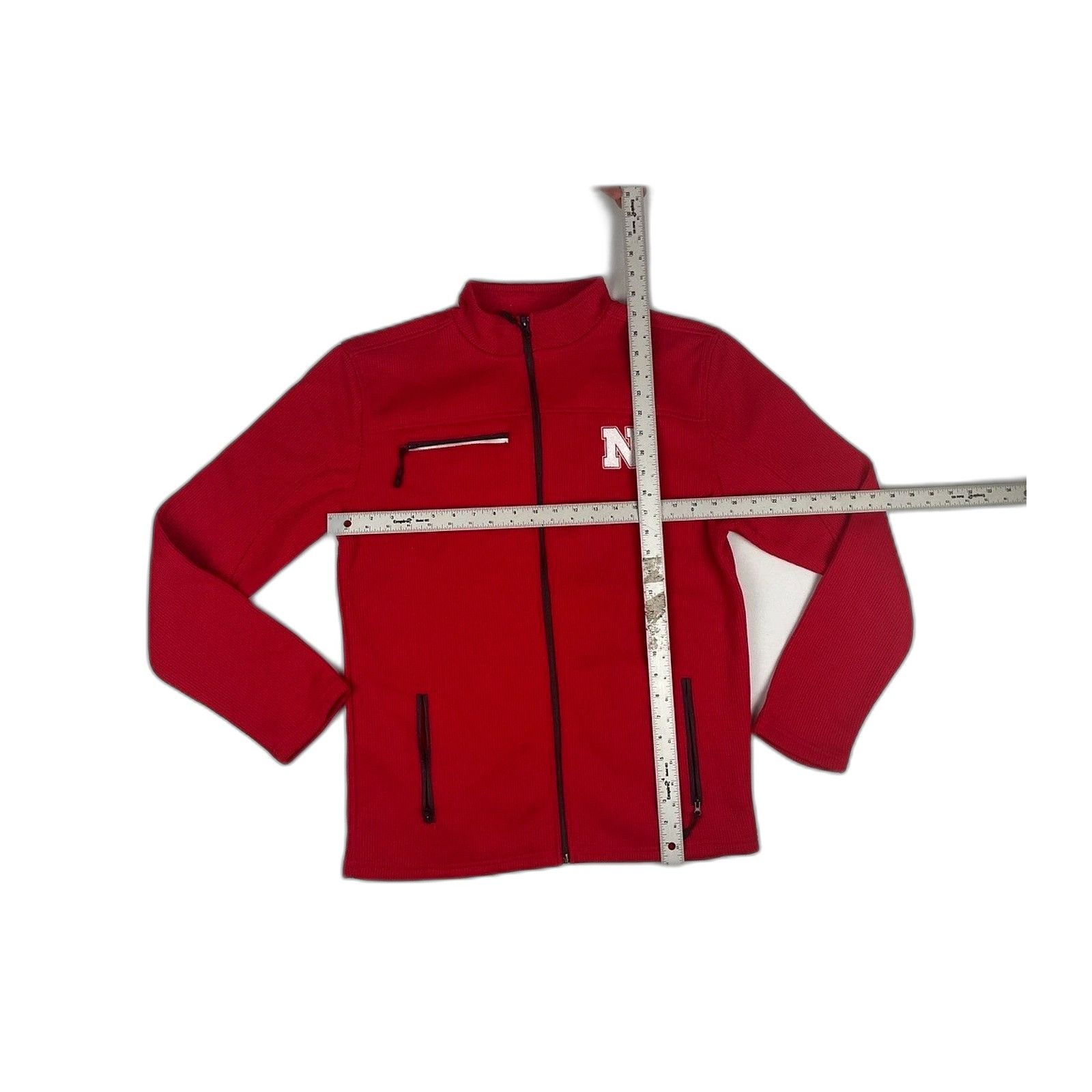 Vintage Nebraska Huskers Full Zip Jacket Mens Medium Red Colosseum N Size US M / EU 48-50 / 2 - 4 Thumbnail