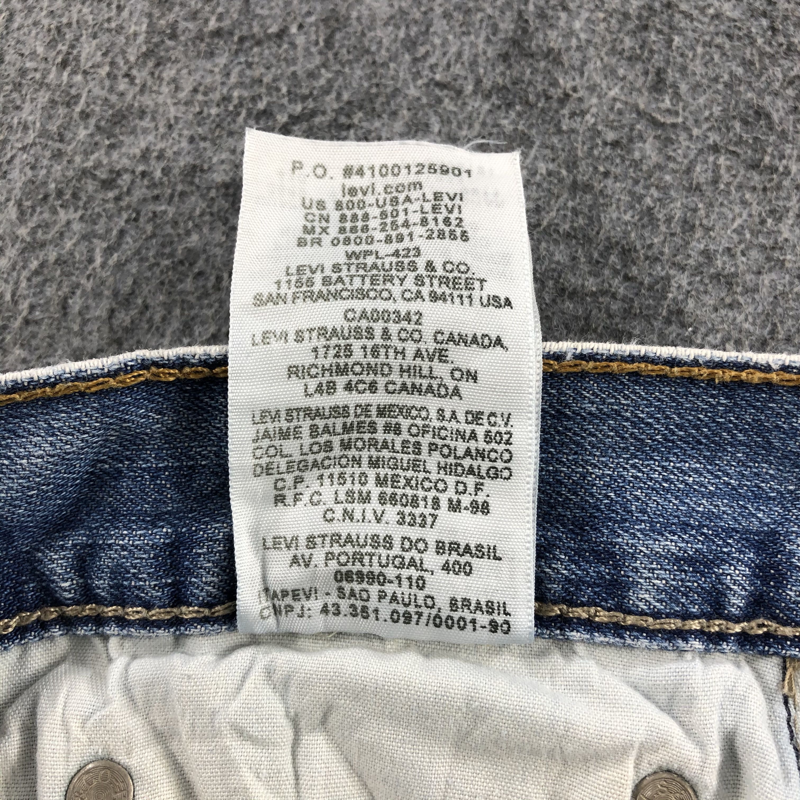 Levi's Vintage Light Wash Levis 569 Jeans-J2193 Size US 35 - 14 Thumbnail