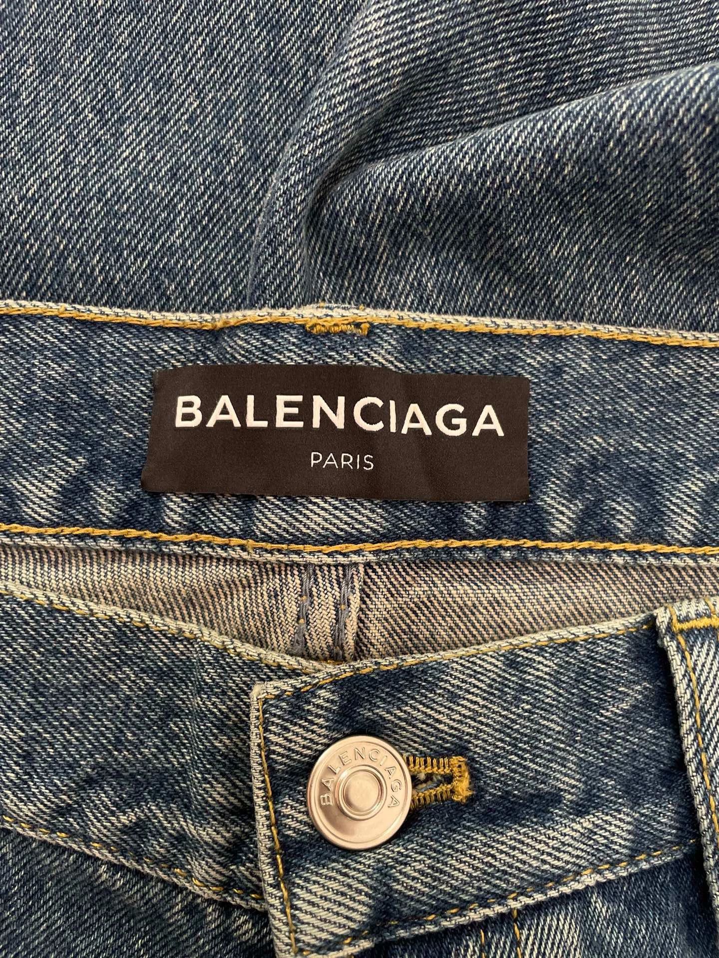 Balenciaga Balenciaga Straight Leg Jeans 30 New No Tags Size 30" / US 8 / IT 44 - 6 Thumbnail