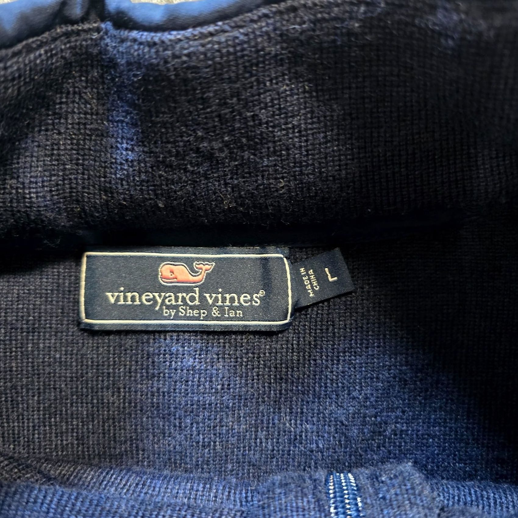 Vineyard Vines Vineyard Vines Sweater Mens Large Blue 1/4 Zip Merino Wool Knit Capsule Preppy Size US L / EU 52-54 / 3 - 5 Thumbnail