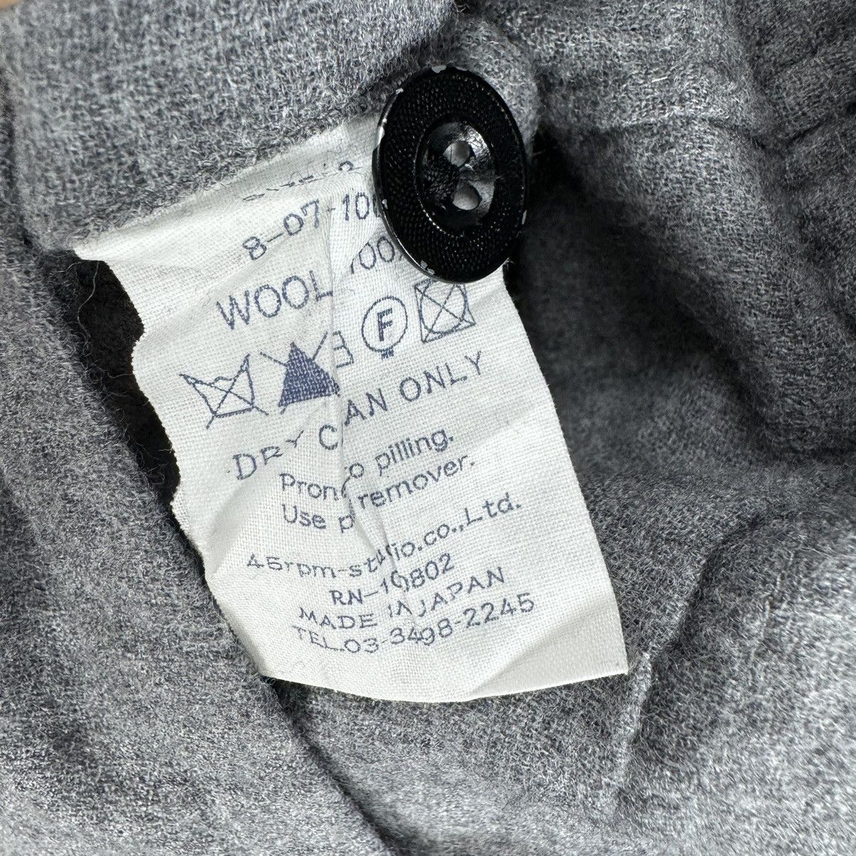 45rpm ❄️45 RPM JAPAN WORKER WOOL BUTTON SHIRTS Size M / US 6-8 / IT 42-44 - 9 Thumbnail