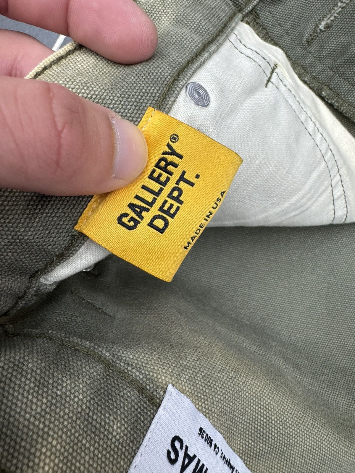 Gallery Dept. Olive green gallery dept flare pants Size US 31 - 3 Thumbnail