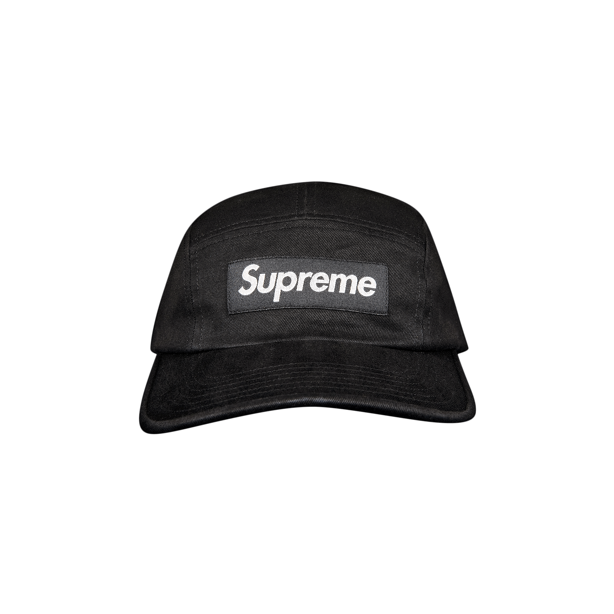 美品＊名作 supreme Box Logo Twill Camp Cap 黒 Supreme Jacquard Logos Twill Camp Cap (FW19) - $48