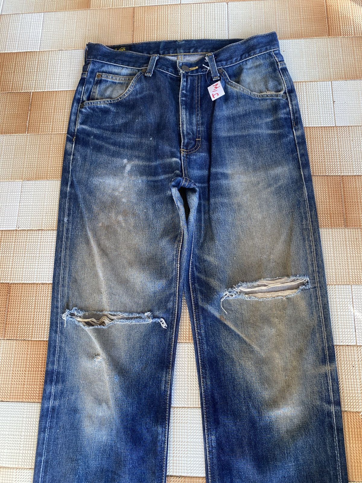 Lee × Vintage Vintage LEE RIDER loose cut denim Size US 30 / EU 46 - 6 Thumbnail