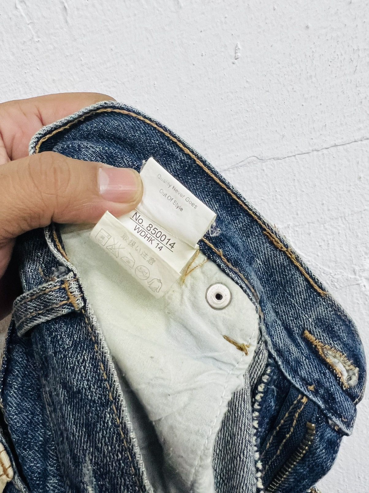 If Six Was Nine × Japanese Brand × Le Grande Bleu (L.G.B.) Japanese Brand Jungle Storm Double Waist Denim Size US 35 - 10 Thumbnail