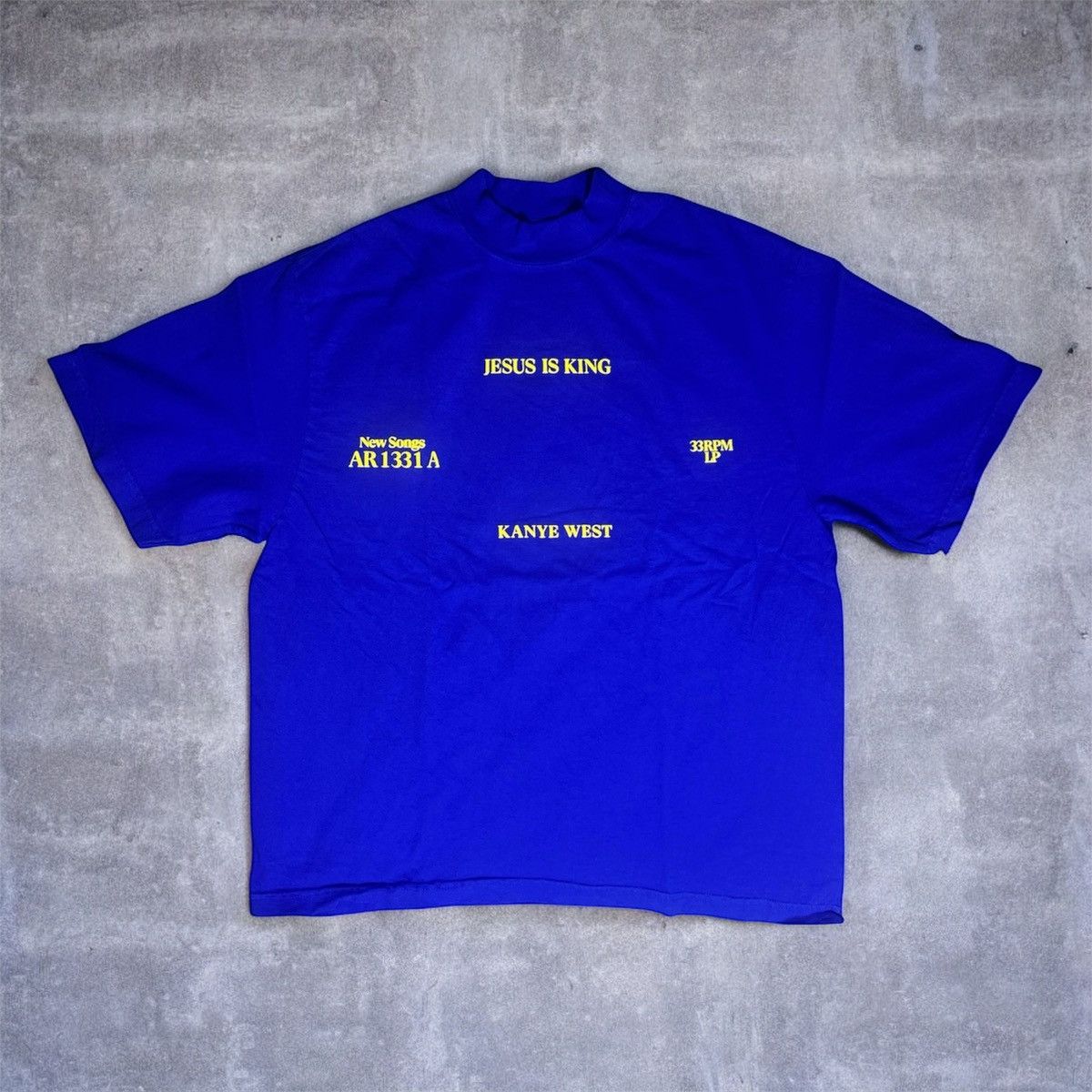 Kanye West Kanye West Jesus Is King Tee Blue Size US L / EU 52-54 / 3 - 1 Thumbnail