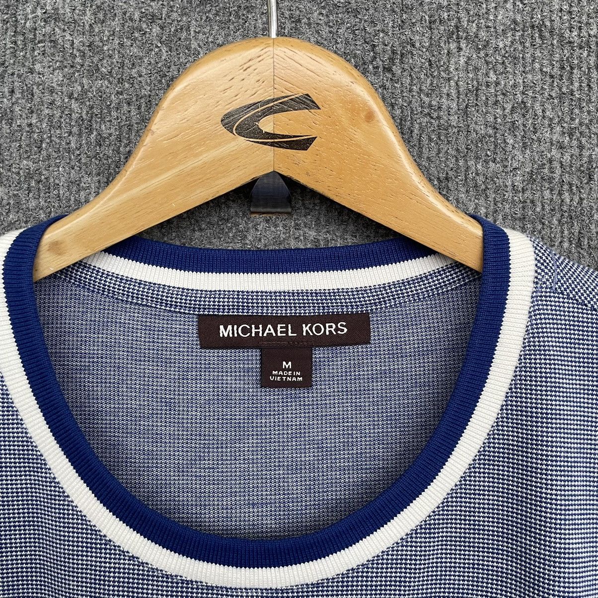 Designer × Michael Kors Michael Kors Blue Blank Essentials T Shirt Size US M / EU 48-50 / 2 - 3 Thumbnail