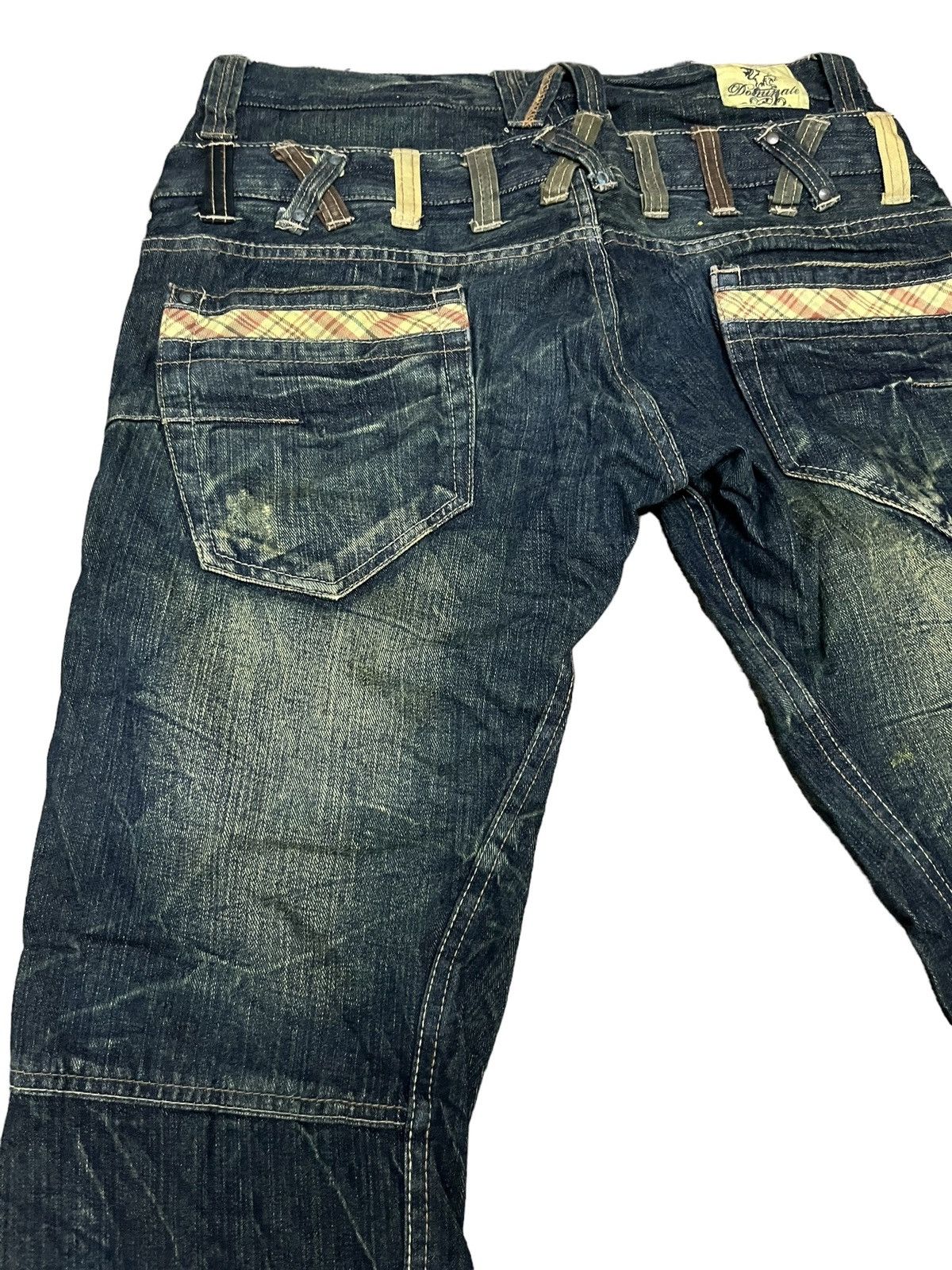 Japanese Brand DOMINATE HAND CRAFT DOUBLE WAIST STYLE JEANS Size US 34 / EU 50 - 6 Thumbnail