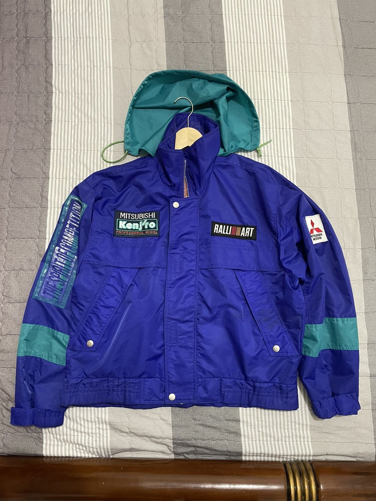 Other Vintage Mitsubishi Kenjiro Ralliart Team Jacket Racing Size US L / EU 52-54 / 3 - 1 Thumbnail