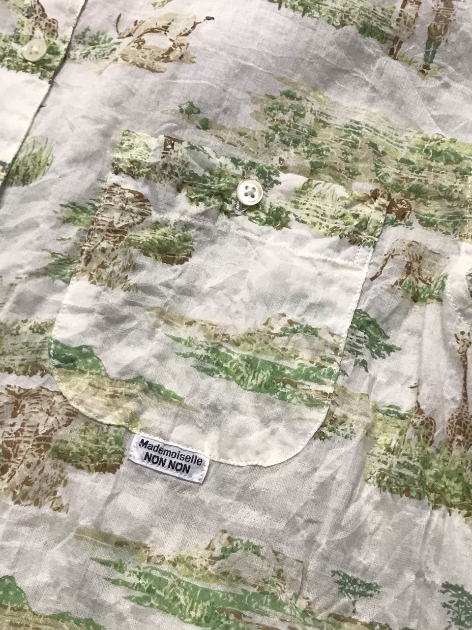 Mademoiselle Non Non Mademoiselle Non Non Safari Printed Shirt Size US M / EU 48-50 / 2 - 5 Thumbnail