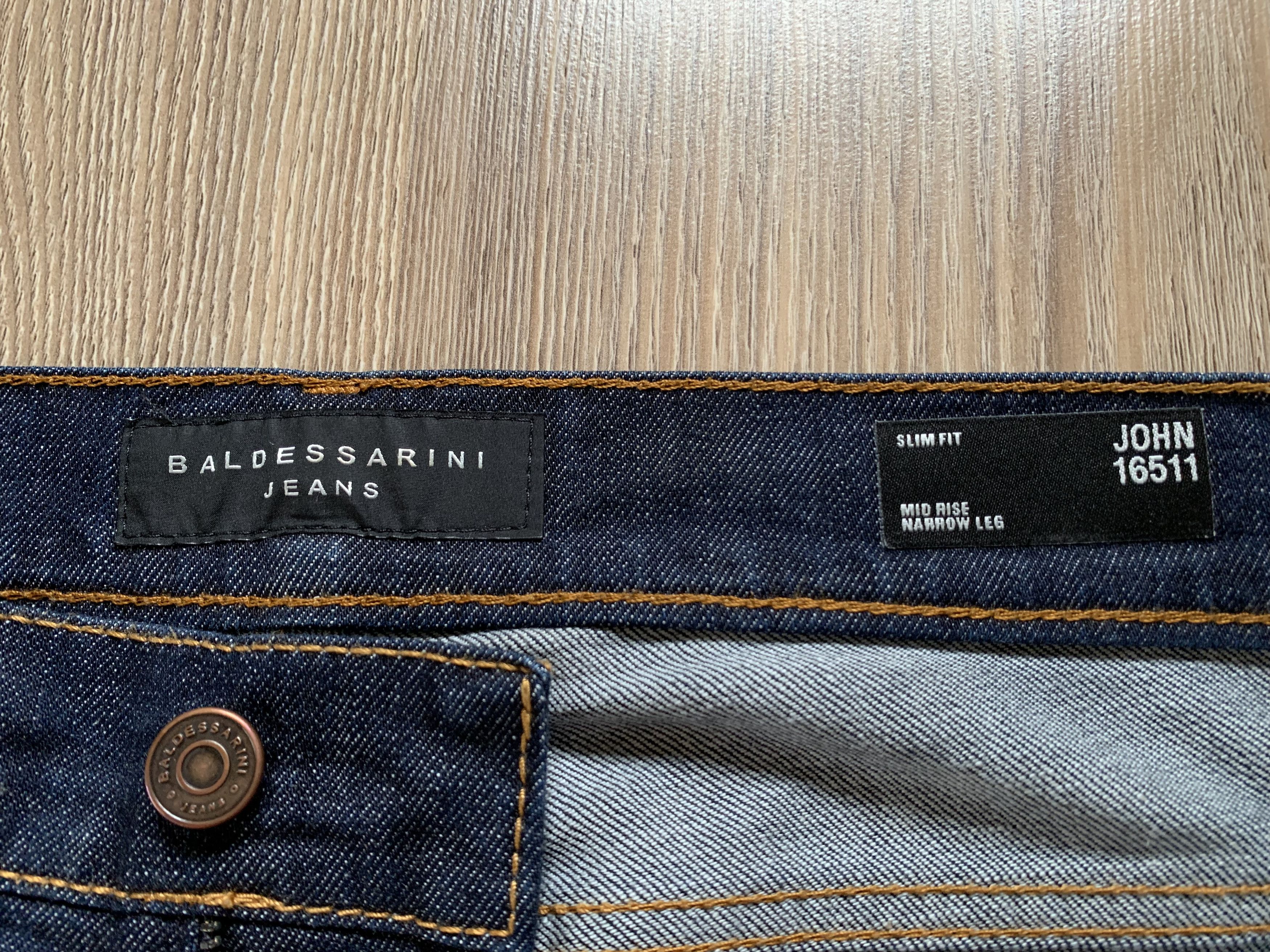 Baldessarini × Designer Baldessarini Jeans John Slim Fit Mid Rise Size US 36 / EU 52 - 8 Thumbnail