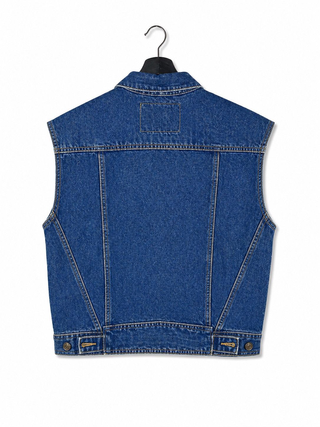 Japanese Brand Vintage Houston Denim Vest Workwear Trucker SleevelessJacket Size US M / EU 48-50 / 2 - 2 Thumbnail