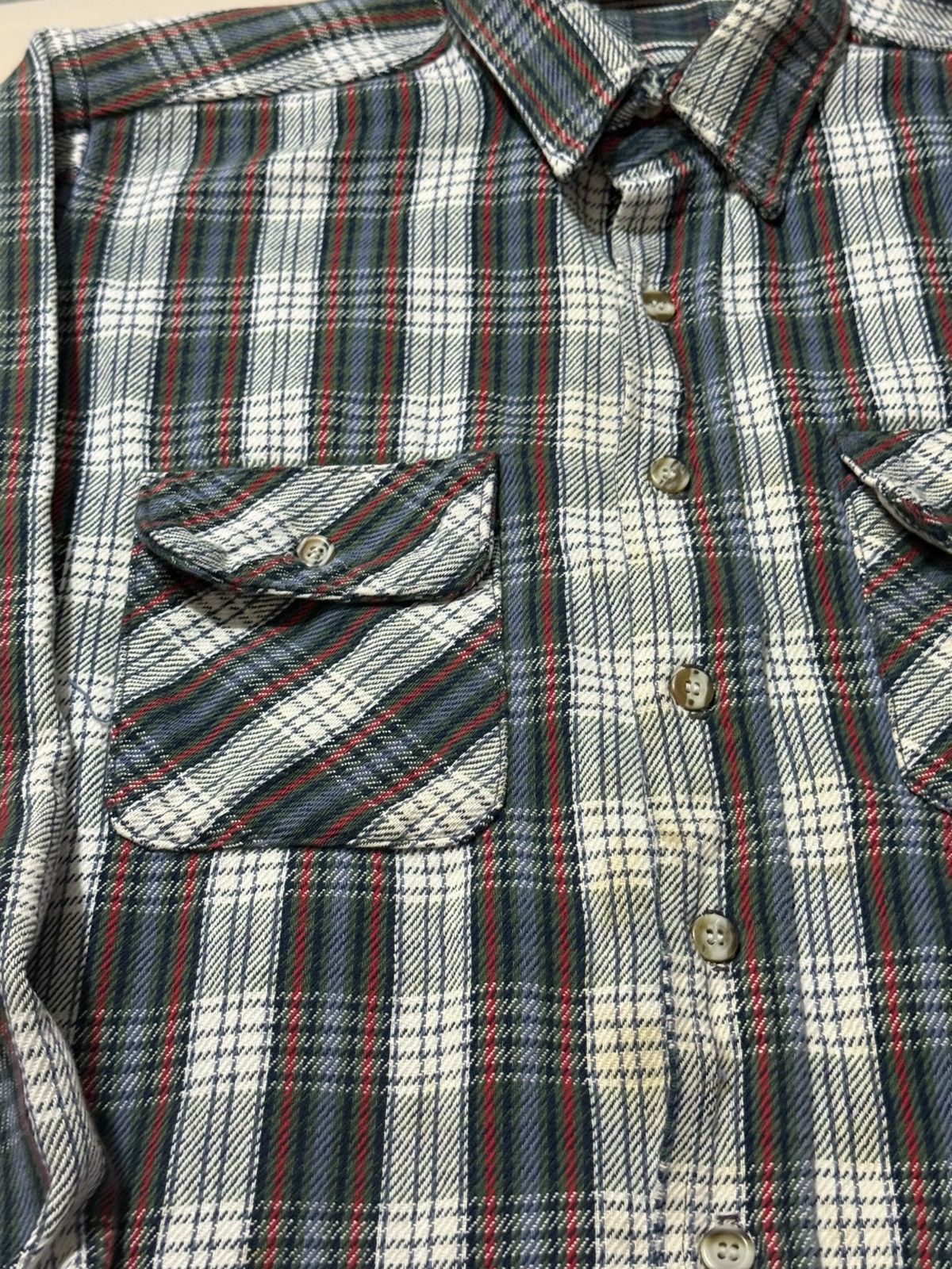 Vintage VINTAGE 90s Five Brother Flannel Shirt Size US M / EU 48-50 / 2 - 14 Thumbnail