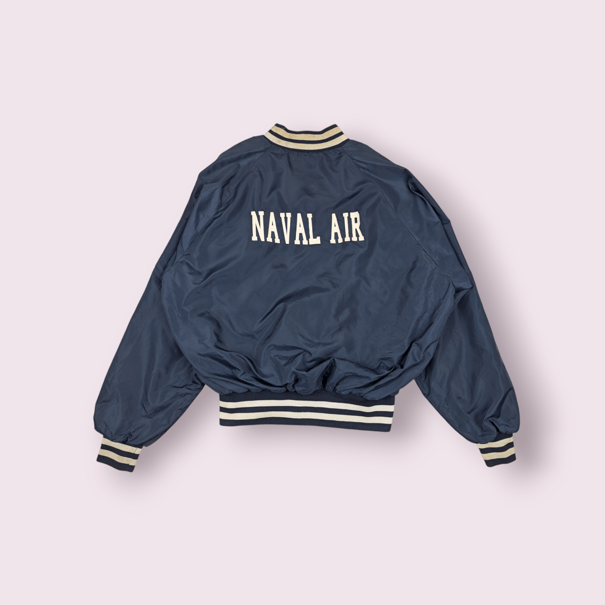 Dunbrooke Vintage NAVAL AIR McLean Baseball Varsity Jacket Size US L / EU 52-54 / 3 - 1 Thumbnail