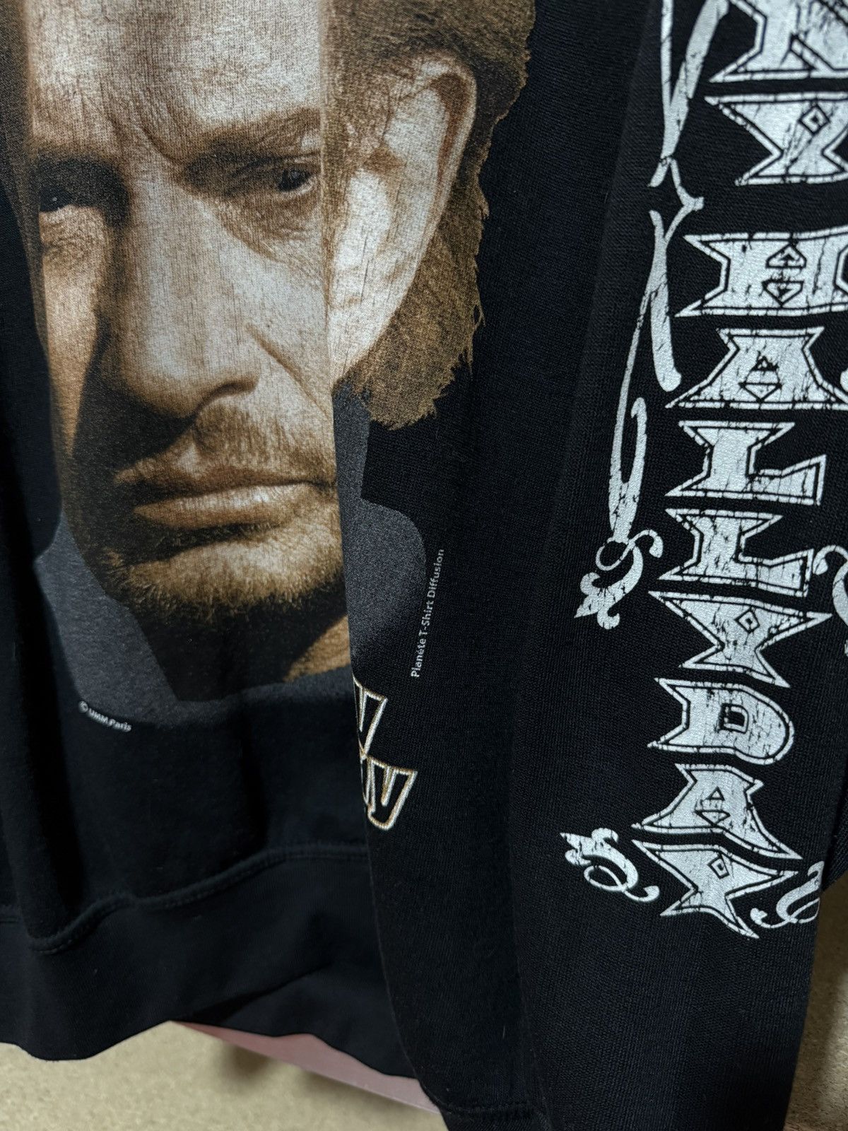Band Tees × Vintage Vintage 2003 Johny Hallyday Promo Rock Sweatshirt Y2K Hype Size US XL / EU 56 / 4 - 5 Thumbnail
