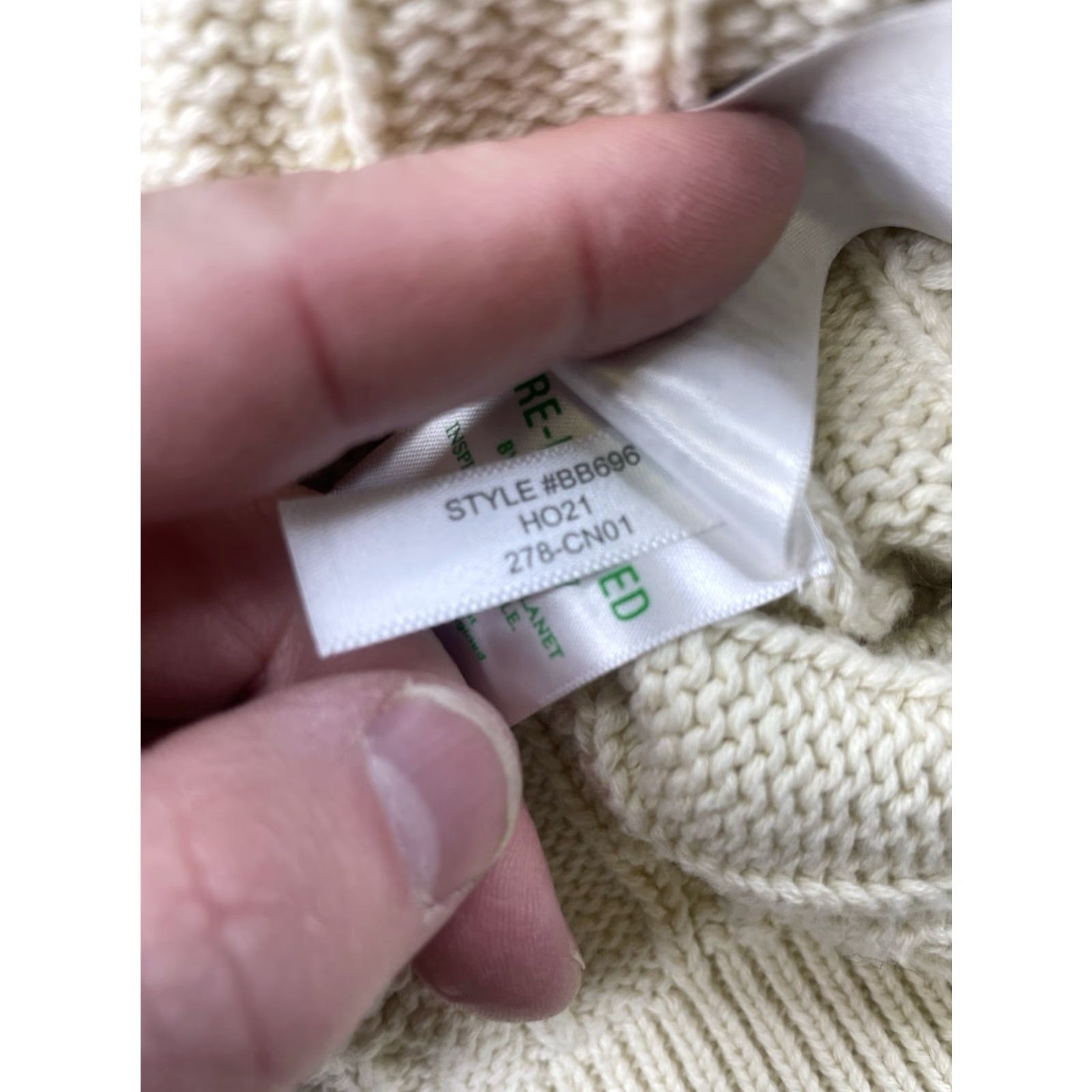 J.Crew VINTAGE J.CREW Cotton Cable Knit Crewneck Sweater Ivory Men’s XL BB696 Fisherman Shirt Pullover Long Sleeve Knit Style Classic Solid Pattern Size US XL / EU 56 / 4 - 8 Thumbnail