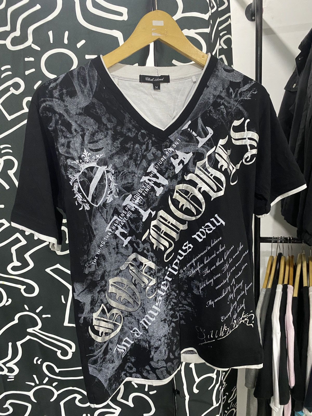 Japanese Brand Slash Ahead Poem Tshirt Size US M / EU 48-50 / 2 - 3 Thumbnail