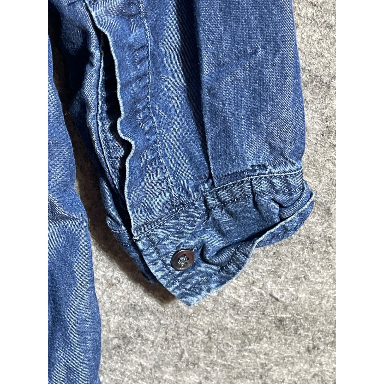 Gap Gap Dress Womens M Denim Popover Lyocell Long Sleeve Blue Size M / US 6-8 / IT 42-44 - 4 Thumbnail
