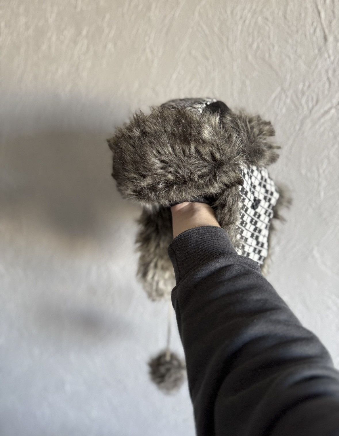 Vintage Y2K HYPE FUZZY MOHAIRE AVIATOR USSR USHANKA HAT Size ONE SIZE - 9 Thumbnail