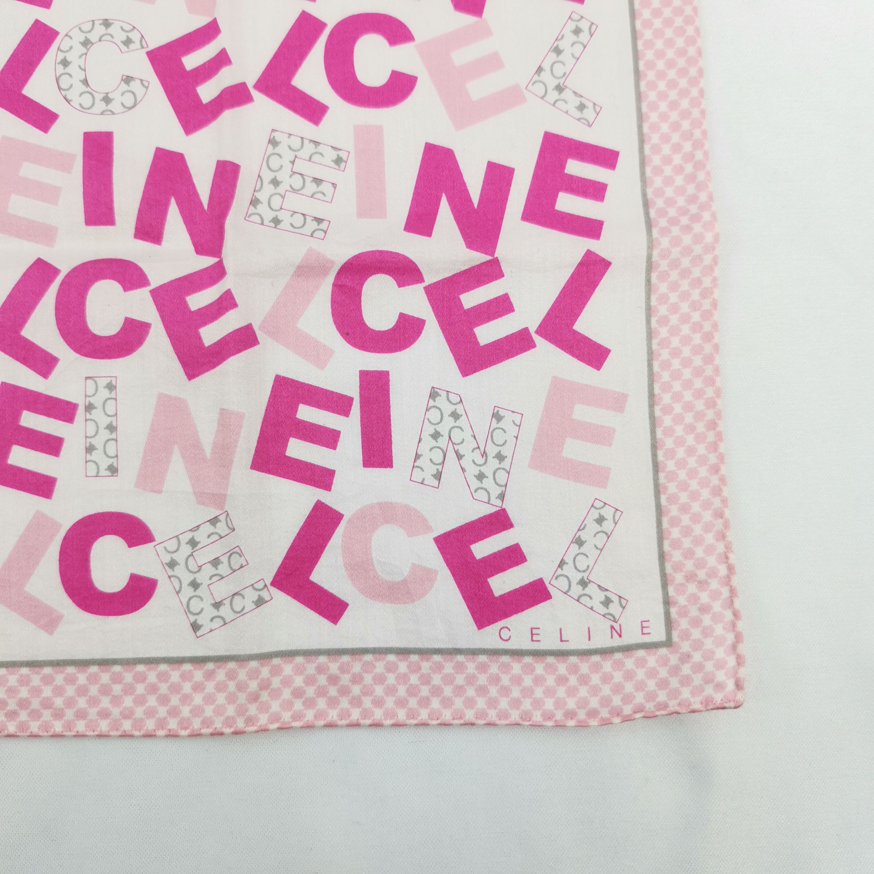 Celine Vintage Celine Handkerchief Bandana Pocket Square Size ONE SIZE - 3 Thumbnail