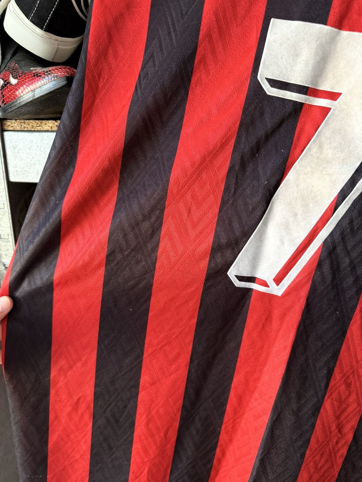 Sports Specialties ROMFORD F.C VINTAGE 1992-95 #7 MATCH WORN LONG SLEEVE RARE Size US XL / EU 56 / 4 - 17 Thumbnail