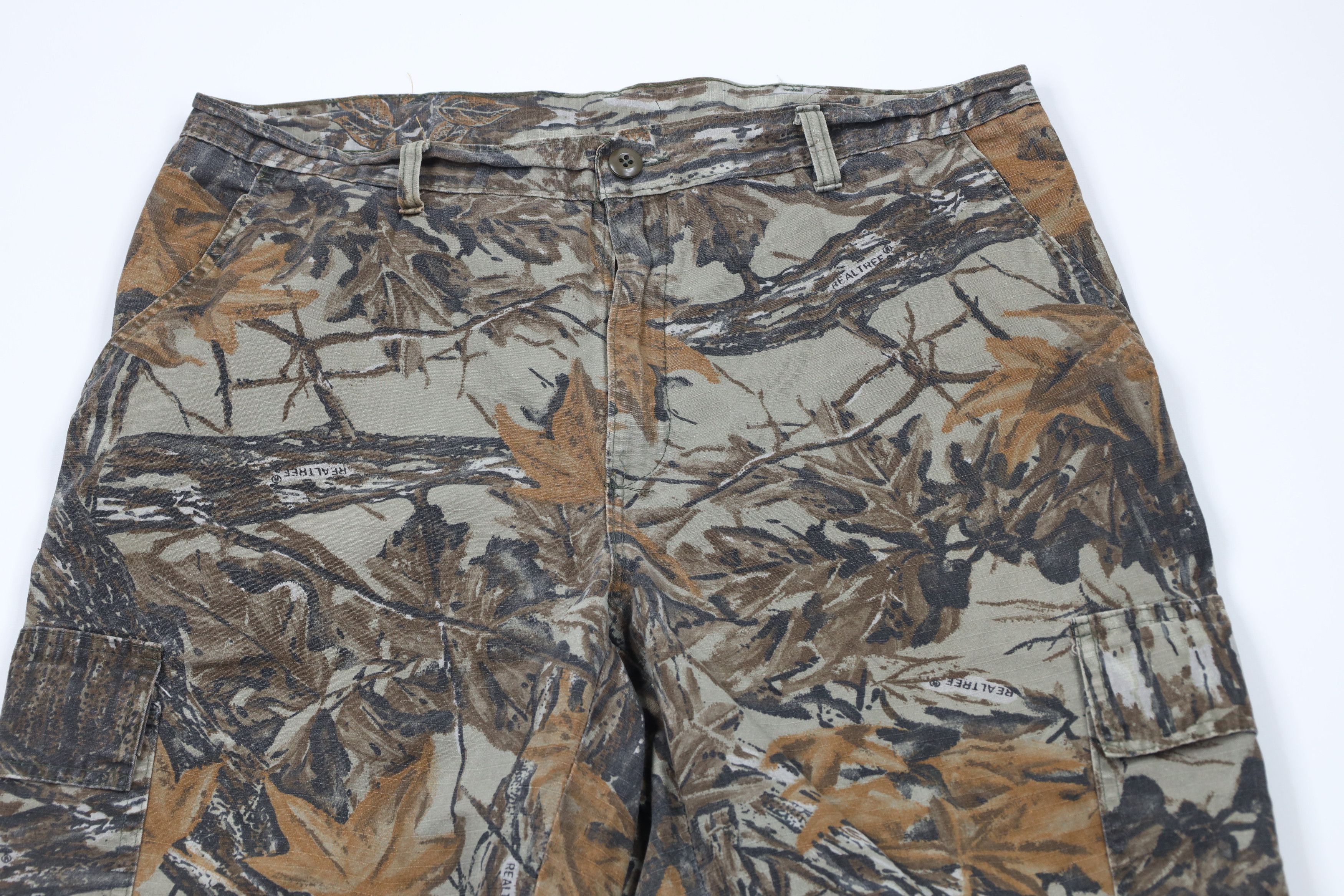 Vintage Vintage 90s Streetwear Camouflage Wide Leg Cargo Pants Size US 38 / EU 54 - 2 Thumbnail
