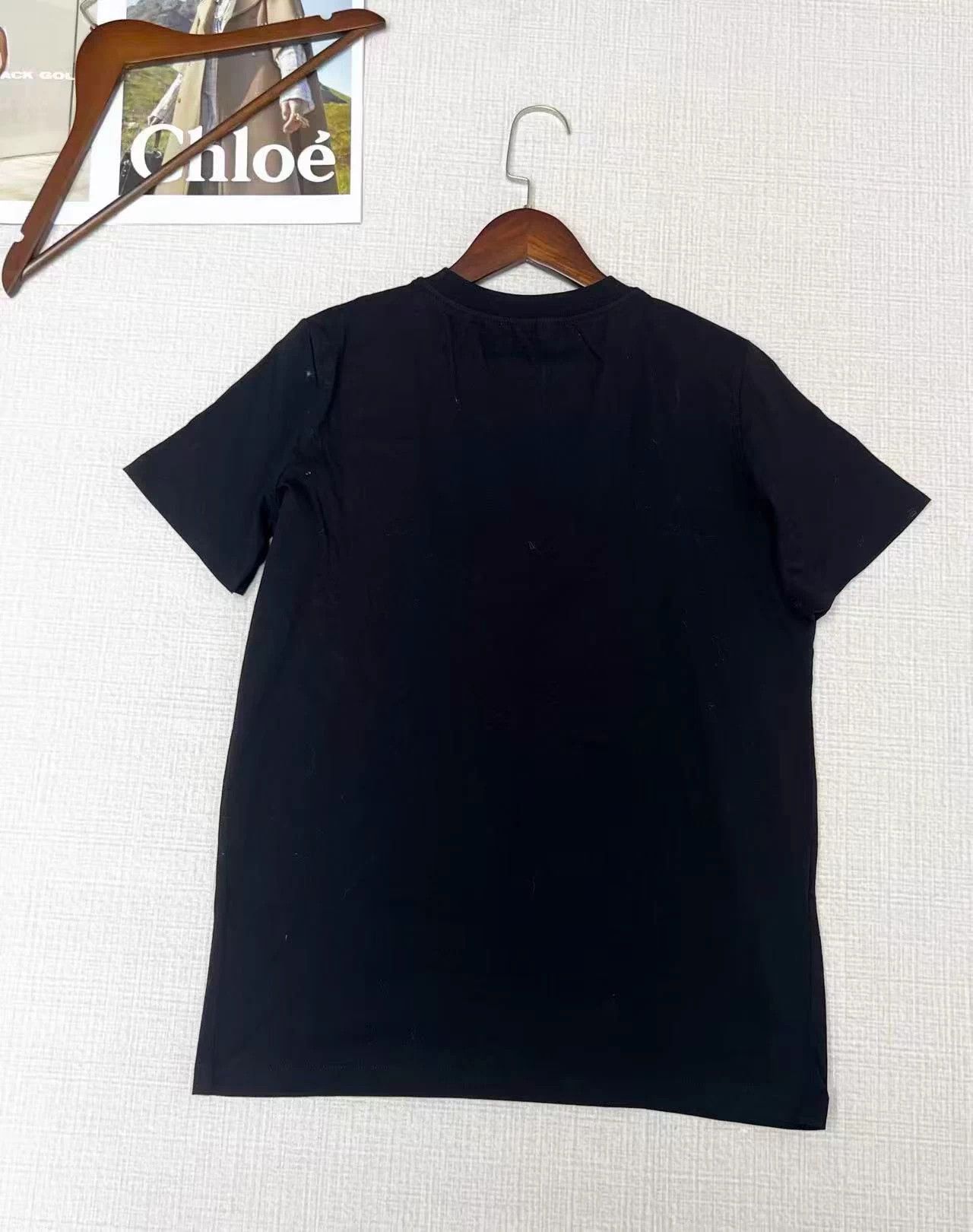 Prada Prada Black Crystal Triangle Logo Short Sleeve T-Shirt XS Size XS / US 0-2 / IT 36-38 - 2 Thumbnail