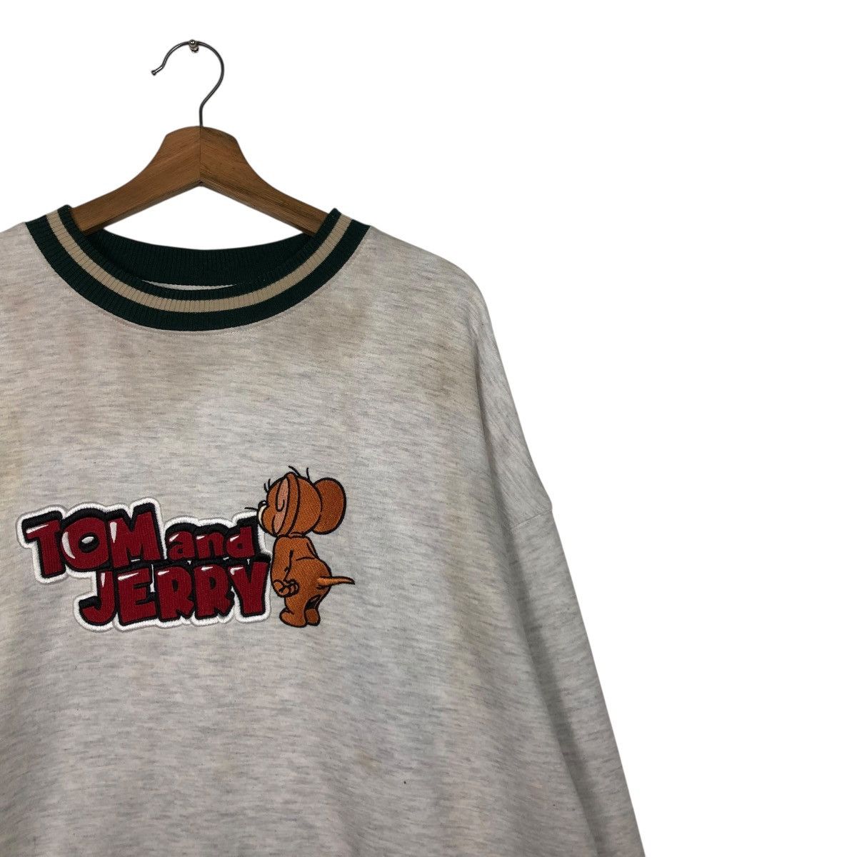 Japanese Brand 🔥VINTAGE SWEATSHIRT TOM & JERRY CARTOON BIG LOGO DESIGN Size US L / EU 52-54 / 3 - 8 Thumbnail