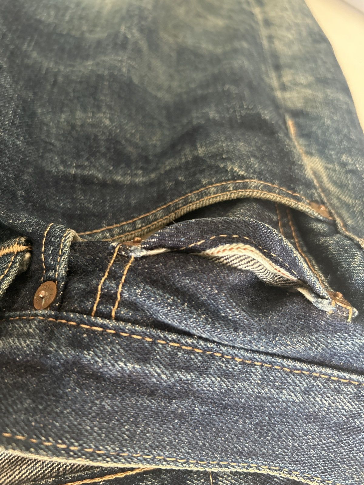 Denime × Japanese Brand Vintage Denime Lot 760 Selvedge Jeans Size US 31 - 6 Thumbnail