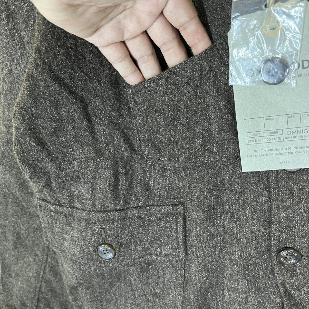 OMNIGOD Omnigod Wool Blend Garment Made In Japan Button Coat Jacket Size US M / EU 48-50 / 2 - 10 Thumbnail