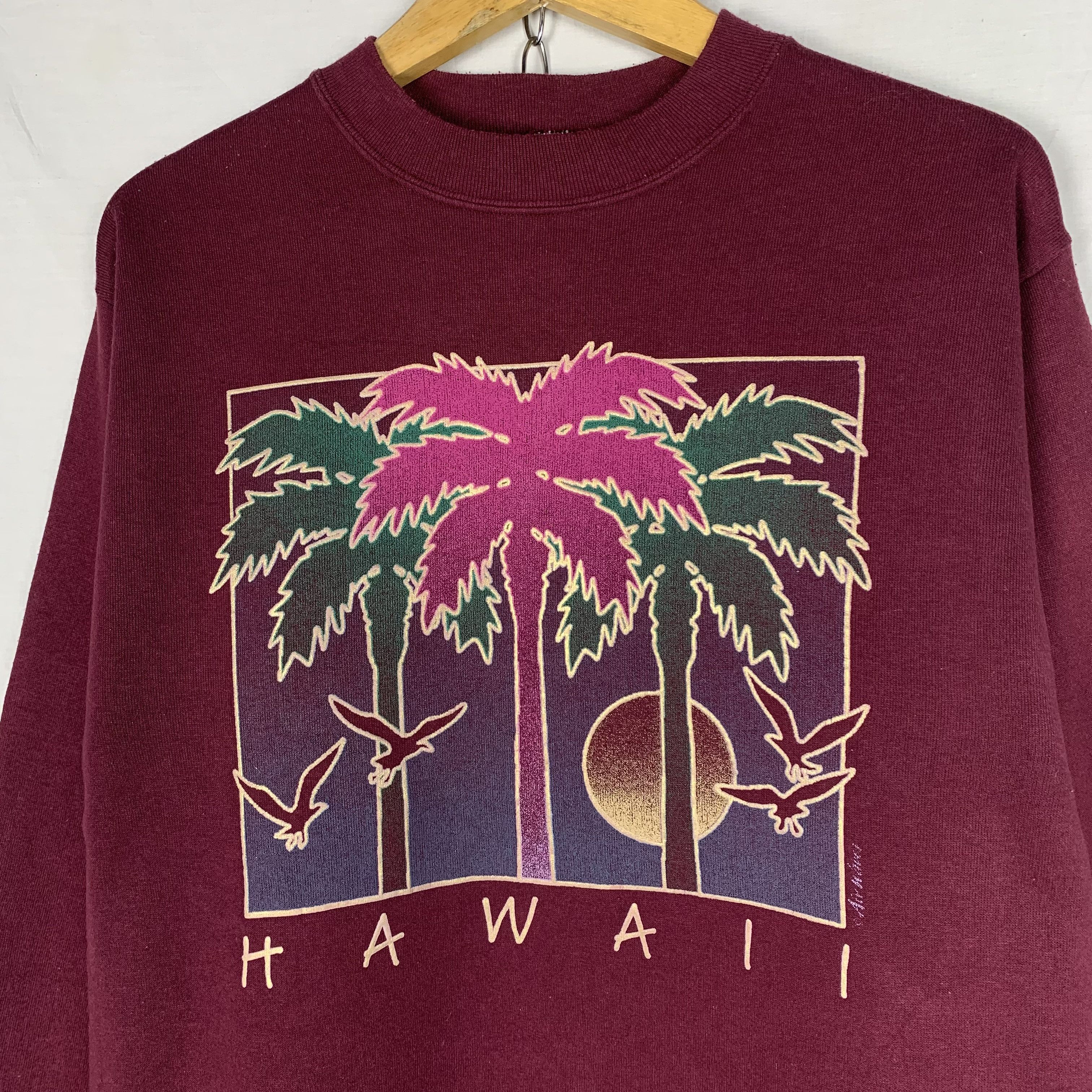 Vintage Vintage HAWAII Sweatshirt Crewneck Size US M / EU 48-50 / 2 - 2 Thumbnail