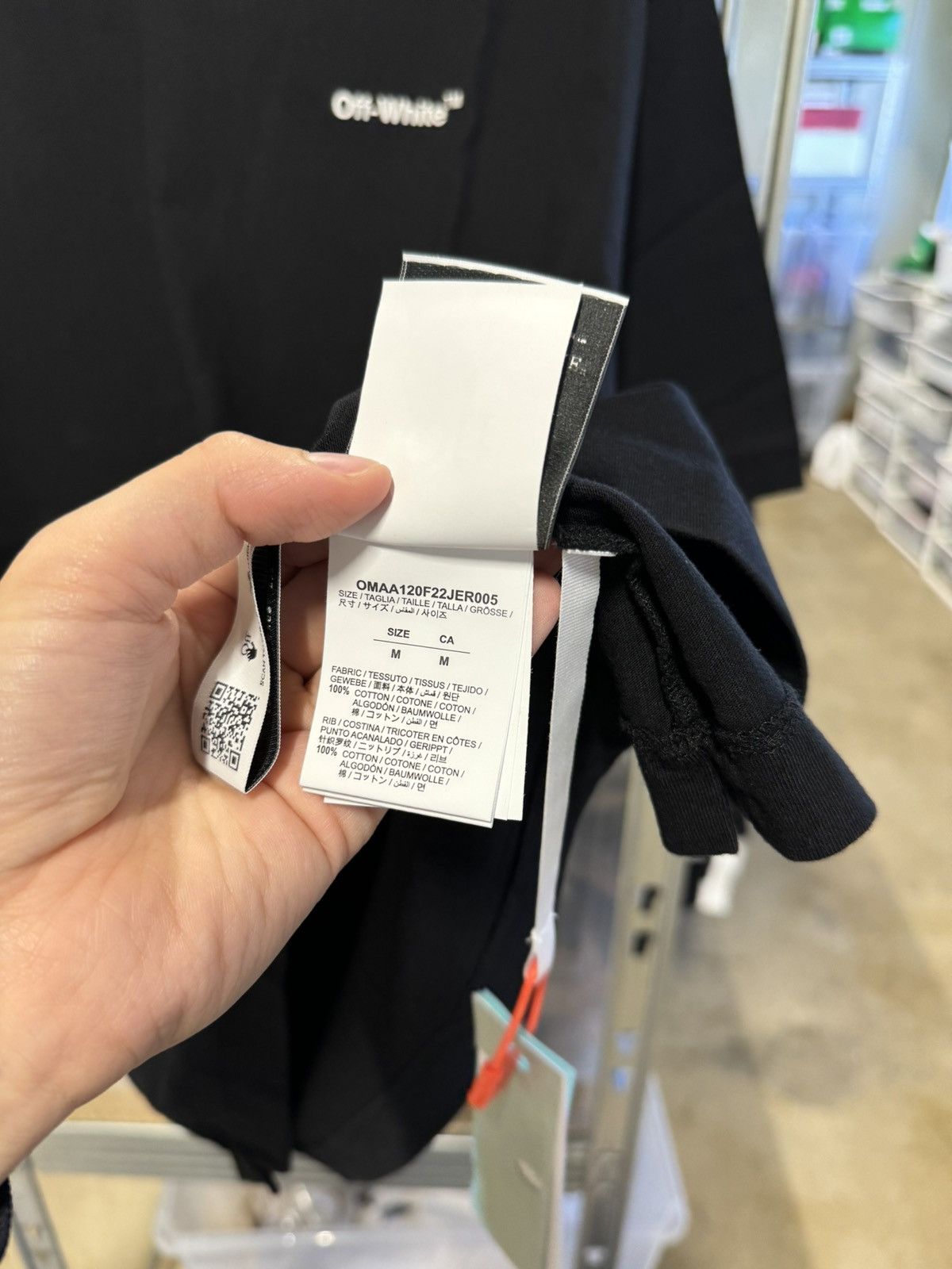Off-White Off-White Chain Arrow T-Shirt NEW 525$ Size US M / EU 48-50 / 2 - 6 Thumbnail