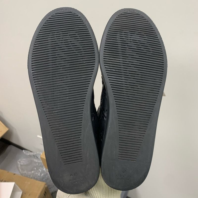 Gucci Gucci Classic Black Flat Casual Sneakers Size US 5.5 / EU 38 - 4 Thumbnail