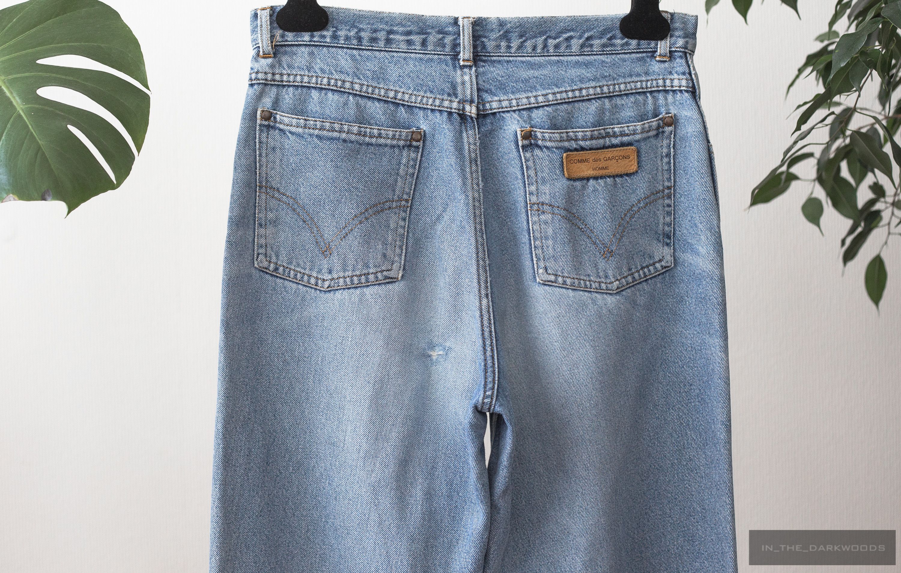 Comme des Garcons Homme distressed denim pants Size US 28 / EU 44 - 4 Thumbnail