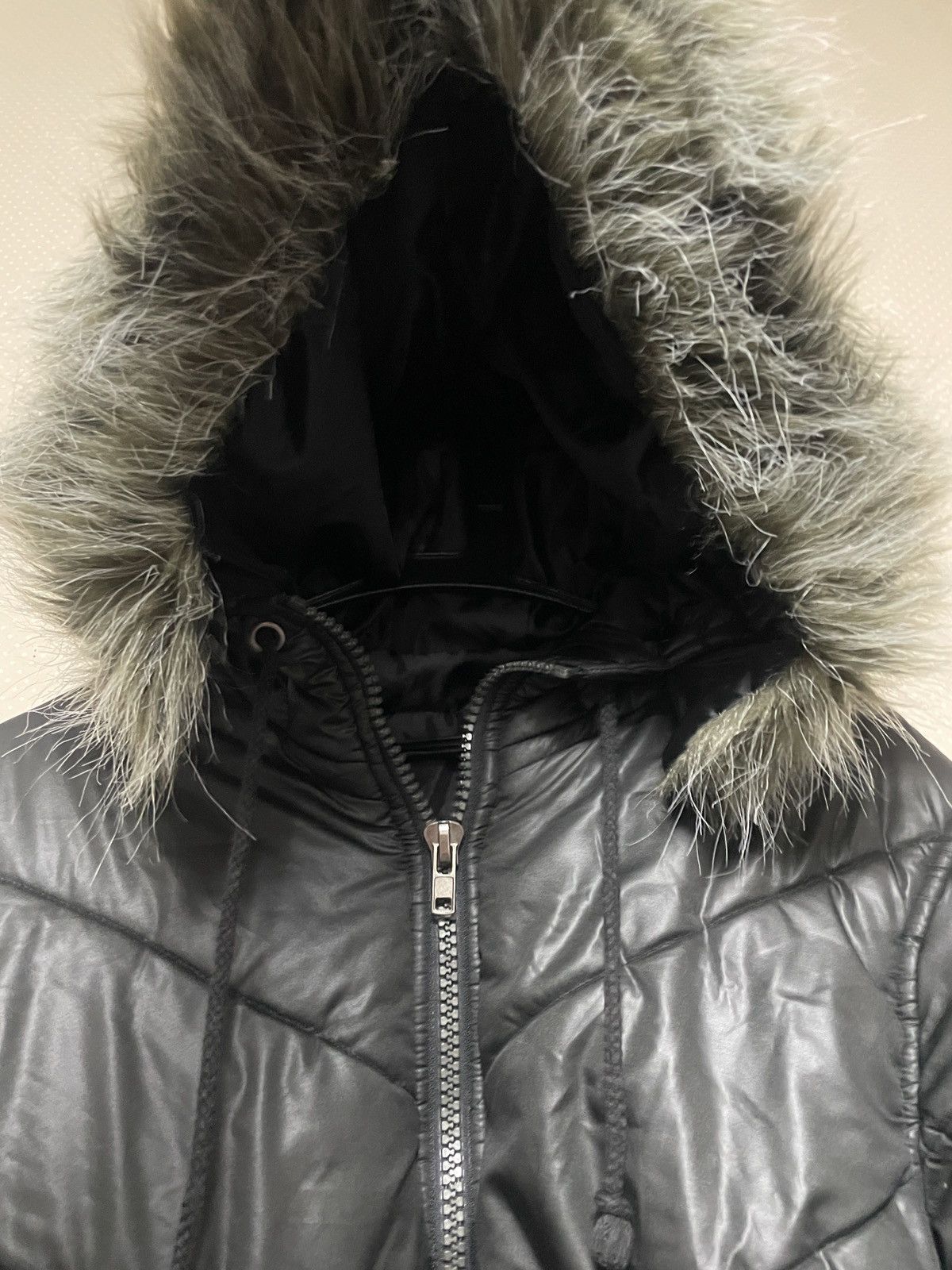 If Six Was Nine 2000s Japanese archive Vkei Fur Puffer Down Jacket Y2K Size US S / EU 44-46 / 1 - 7 Thumbnail