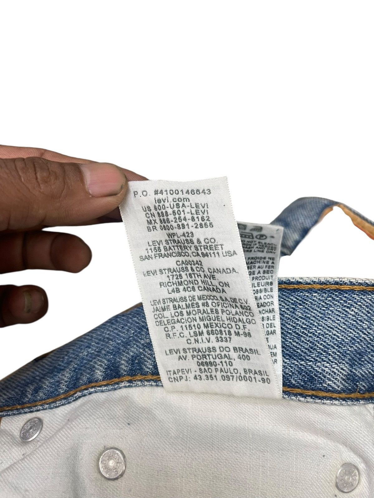 Levi's Vintage Levi’s 505 Straight Fit Jeans Faded Streetwear Size US 32 / EU 48 - 7 Thumbnail
